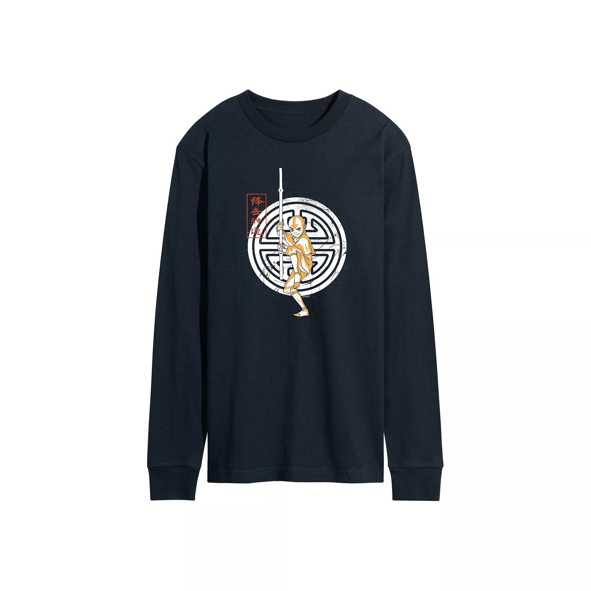 Men's Avatar Aang Crest Long-Sleeve Tee,  Product Image