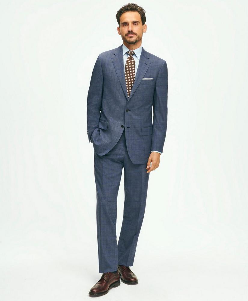 Traditional Fit Wool Checked 1818 Suit Product Image