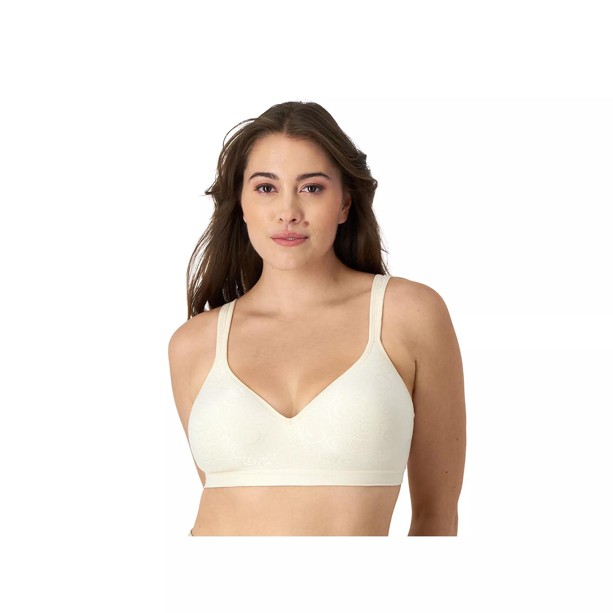 Bali Comfort Revolution Wireless Bra DF3463, Women's, Size: 40 Dd, Light Beige Swirl Product Image