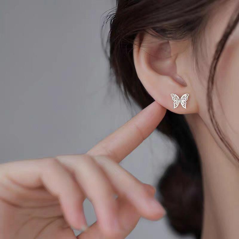 Butterfly Alloy Stud Earring Product Image