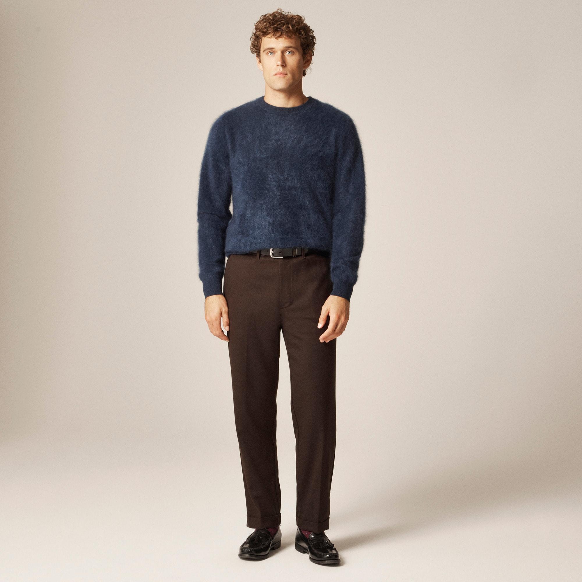 Classic creased wool trouser Product Image