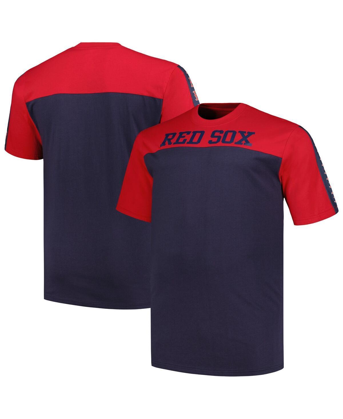 Mens Profile /Navy Boston Sox Big & Tall Yoke Knit T-Shirt Product Image