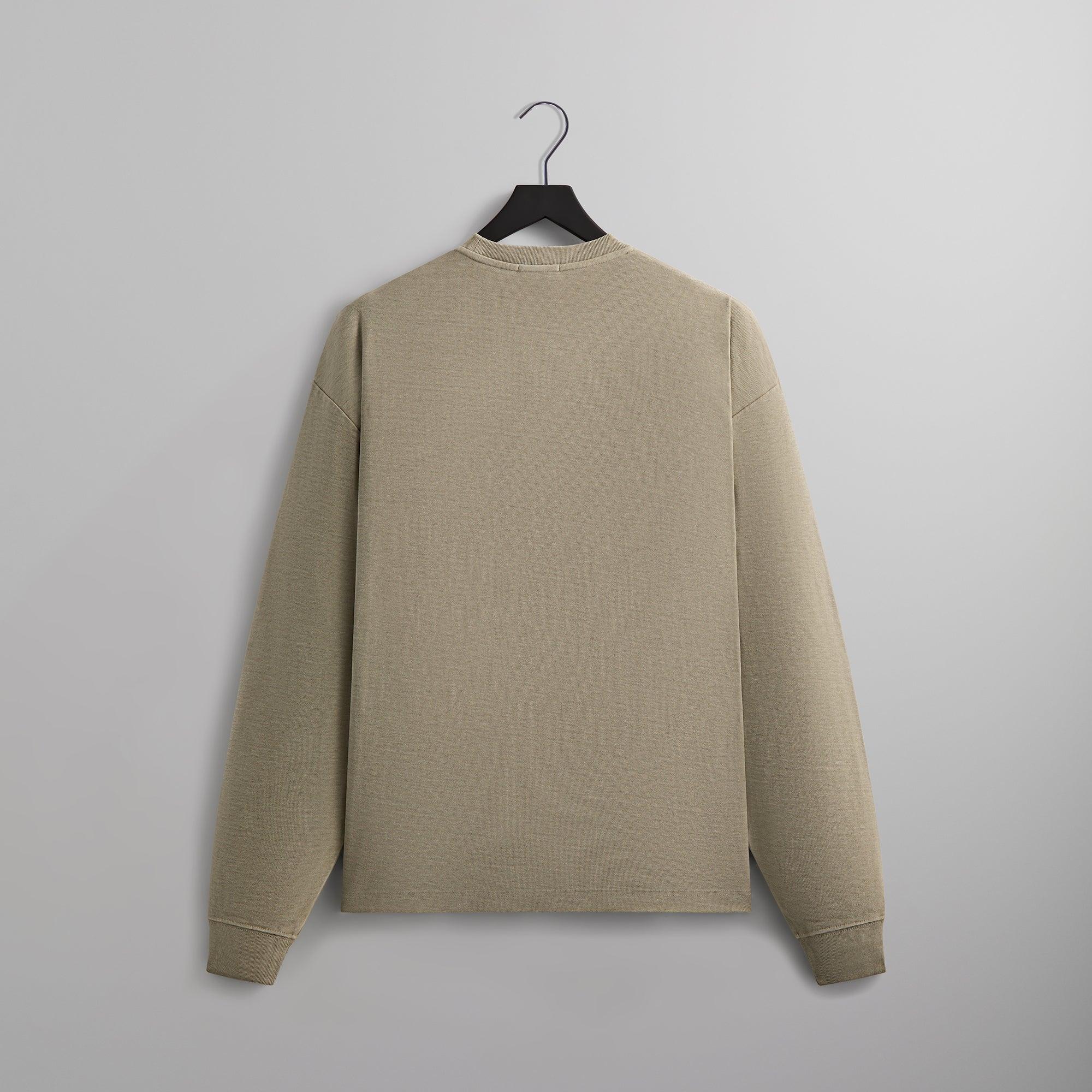 Kith Long Sleeve Quinn Tee - Plaster Male Product Image