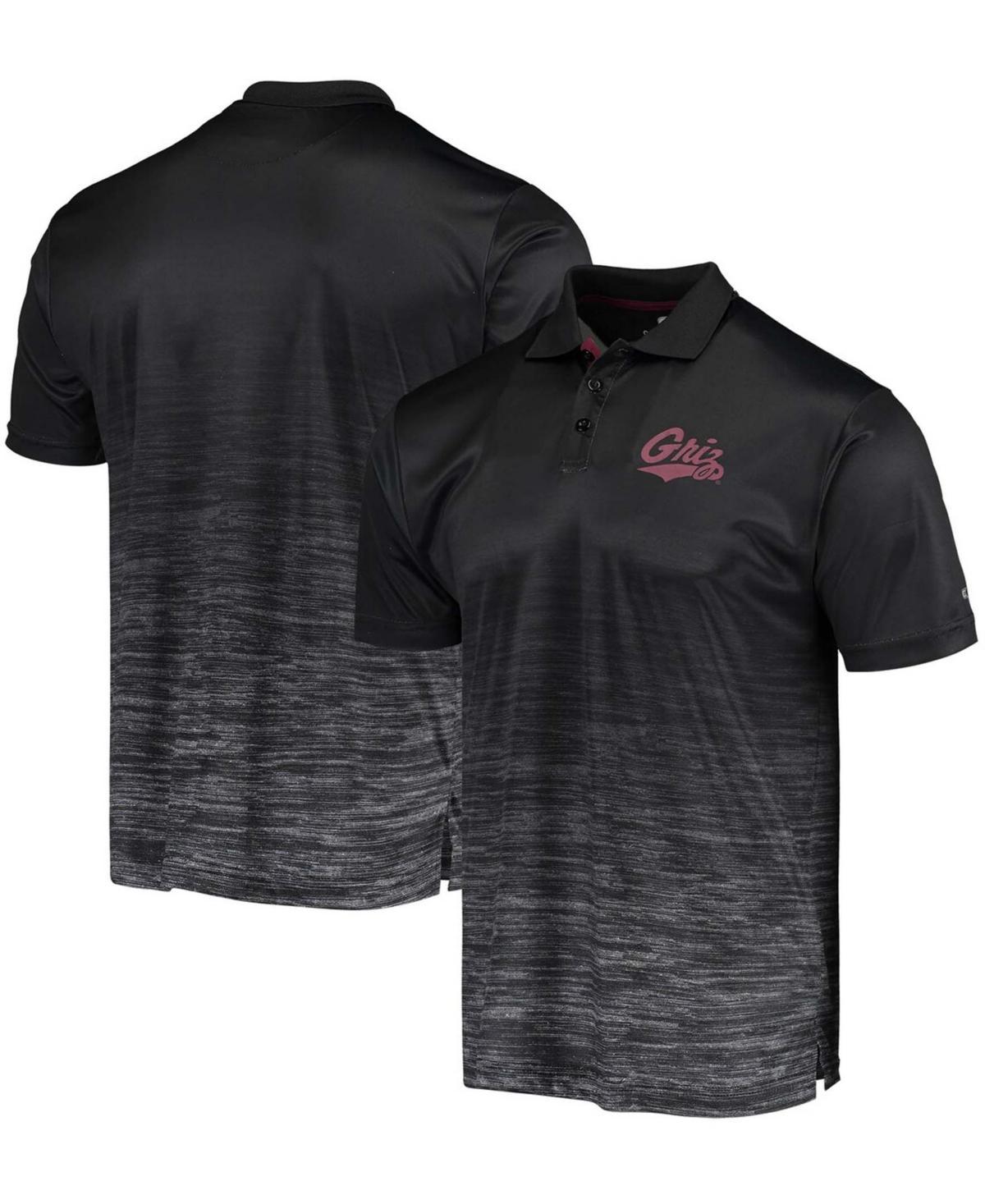 Mens Colosseum Black Wyoming Cowboys Marshall Polo Product Image