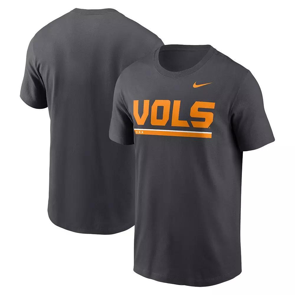 Men's Nike Anthracite Tennessee Volunteers Primetime Alternate Logo T-Shirt, Size: XL, Grey Product Image