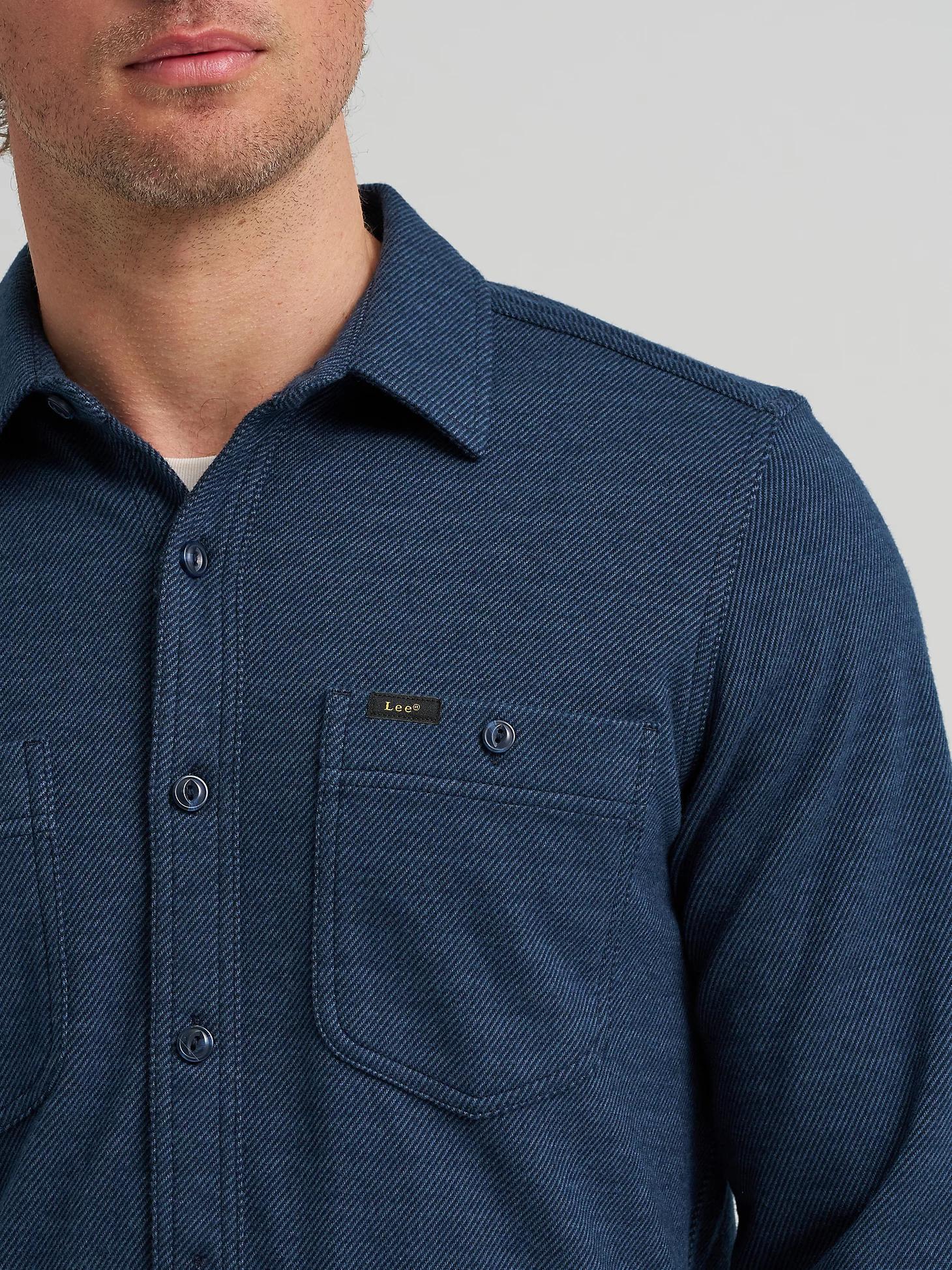 Men's Brushed Knit Shop Shirt | Men's Tops & Tees | Lee® Product Image