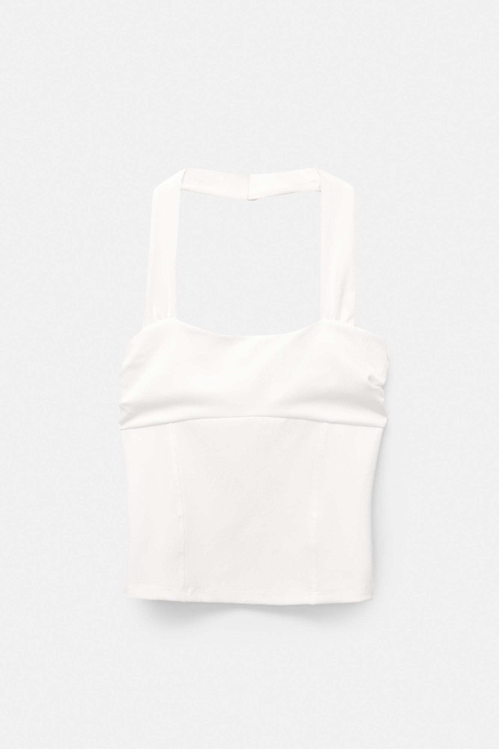Top with straight neckline Product Image