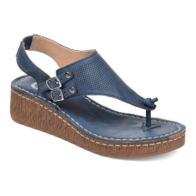 Journee Mckell Womens Wedge Sandals Product Image