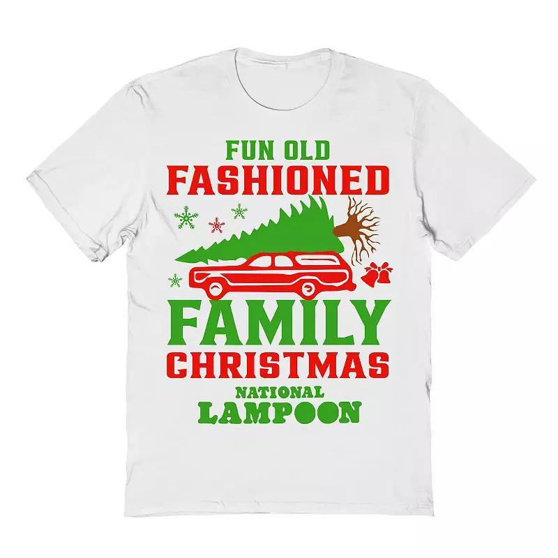 Mens Fun Old Fashioned Family National Lampoons Christmas Vacation Graphic Tee Product Image