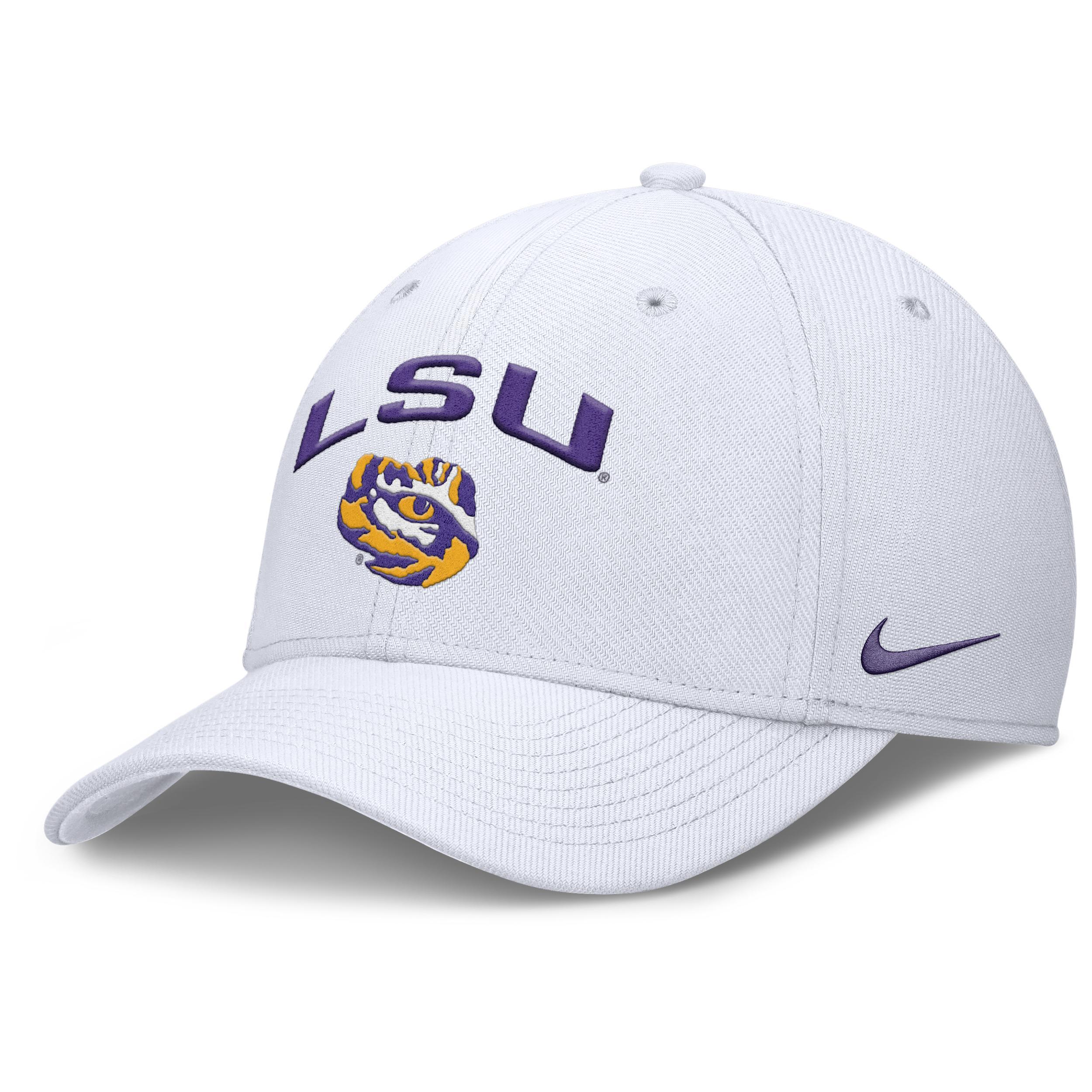 LSU On-Field Rise Swoosh Nike Men's Dri-FIT College Hat Product Image