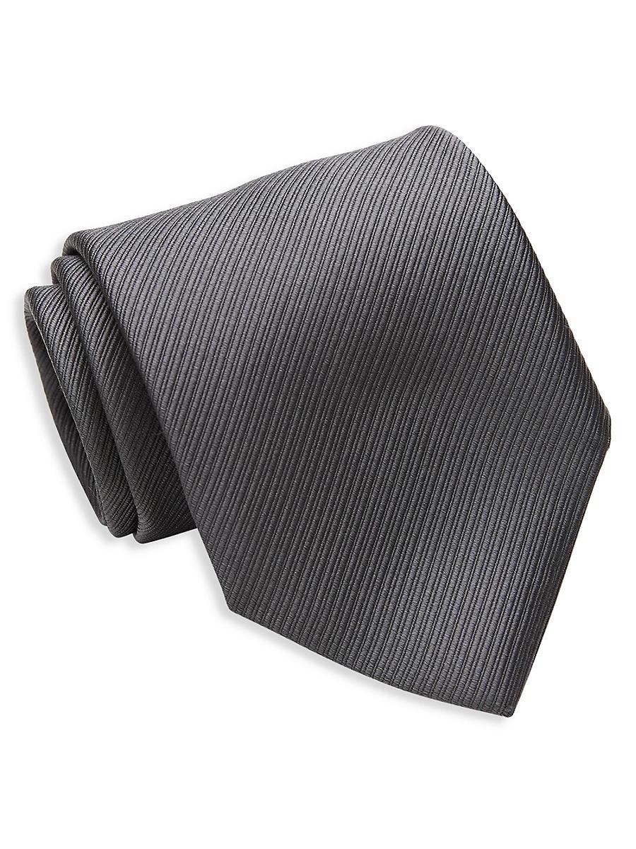 David Donahue Corded Weave Silk Tie Product Image