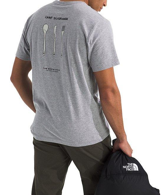 The North Face Evolution Sketch Logo Short Sleeve Heathered T-Shirt Product Image