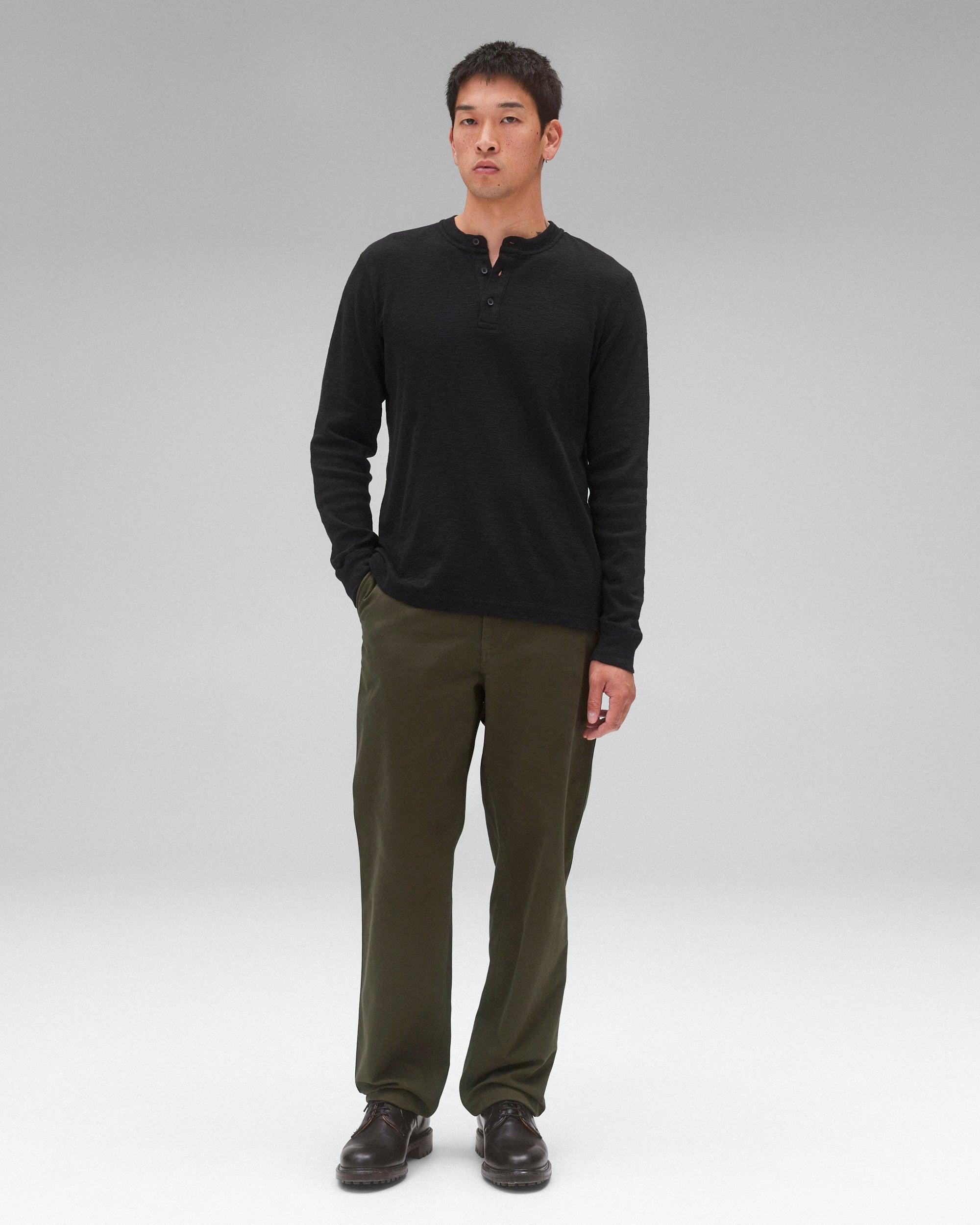 1X1 Slub Slim Henley Male Product Image