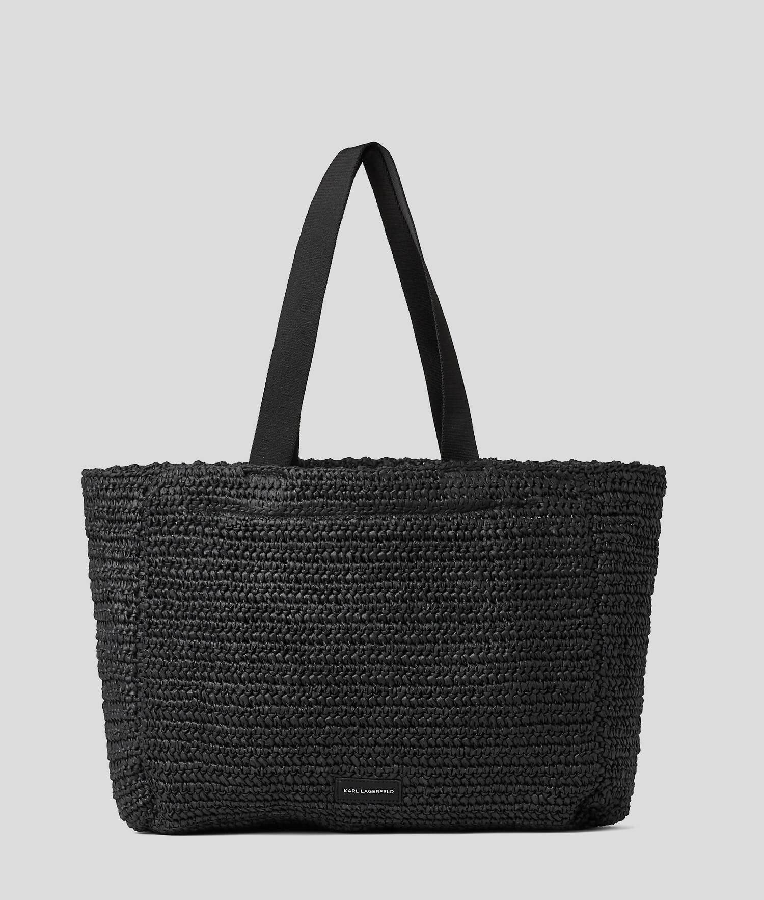 K/SIGNATURE RAFFIA BEACH TOTE BAG Product Image