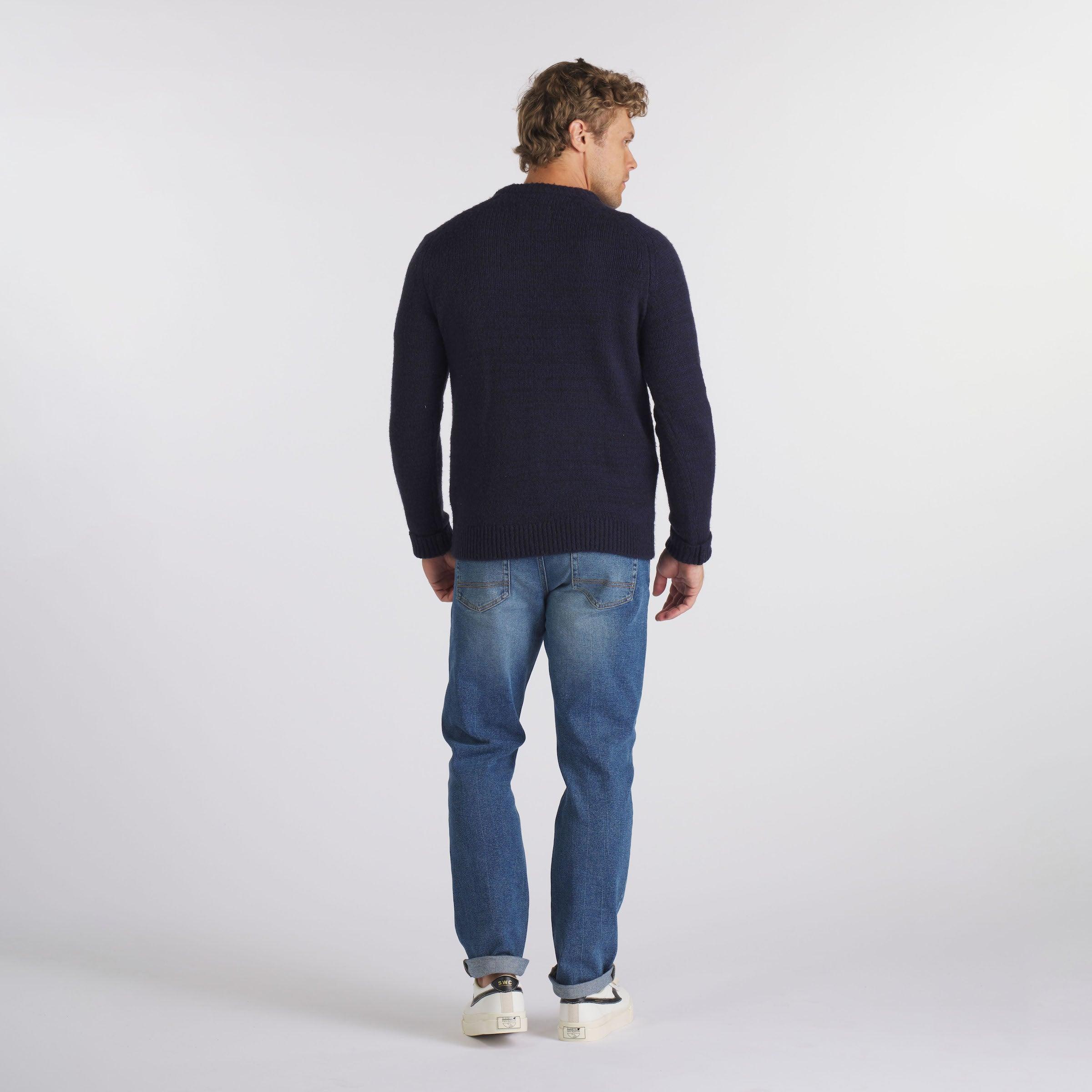 Collegiate Sweater Crew - Midnight Navy Product Image