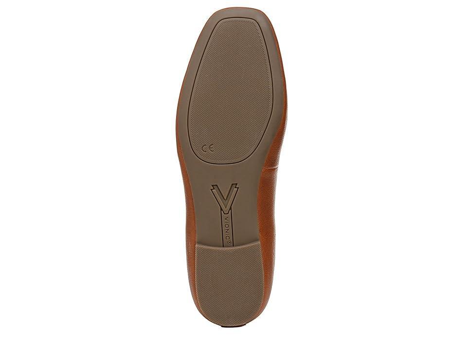 VIONIC Hayes Skimmers Brown Leather) Women's Flat Shoes Product Image