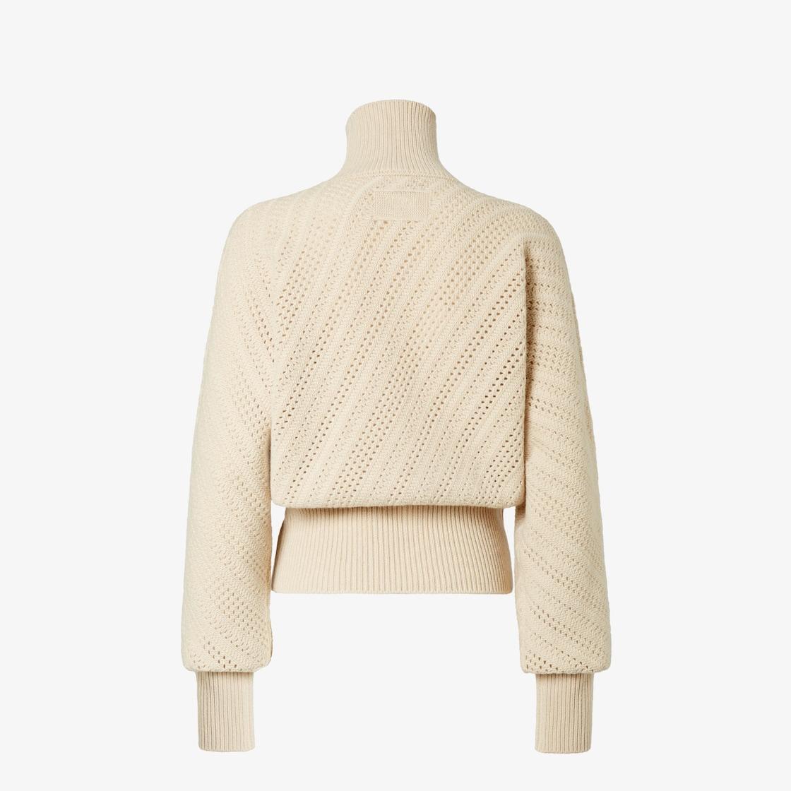 SweaterBeige wool and cashmere pullover Product Image