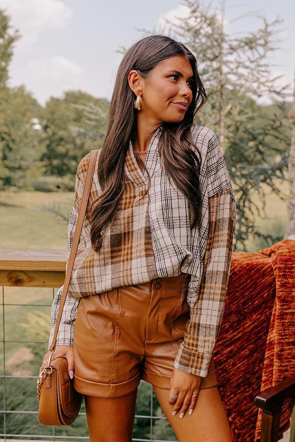 Seasonal Snuggles Flannel Top Product Image