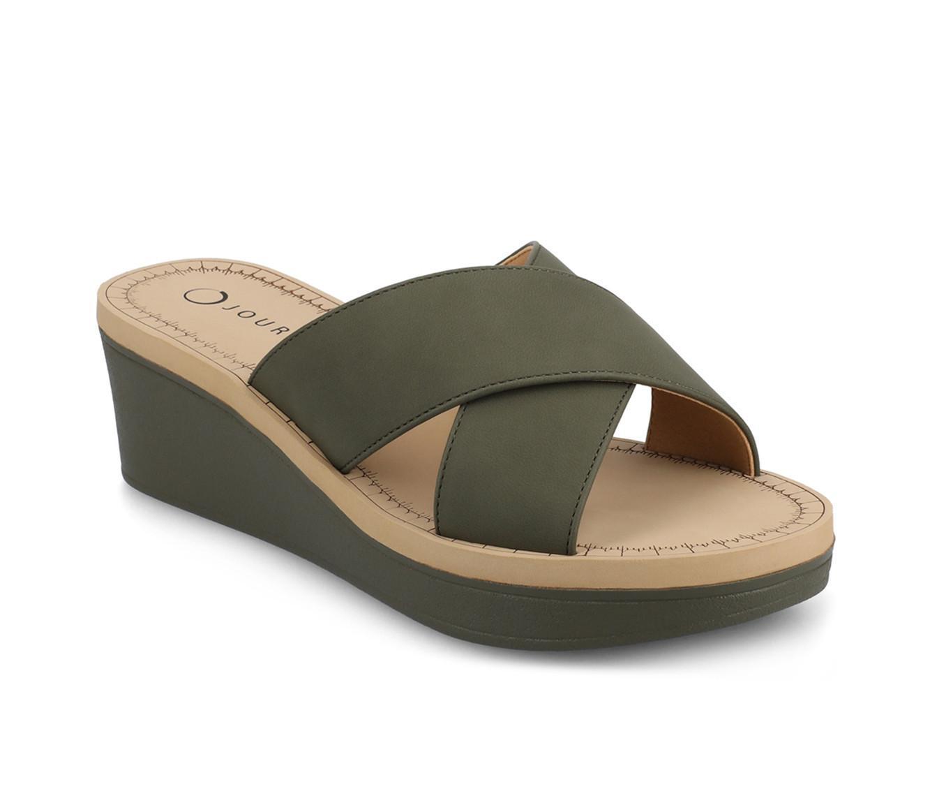 Women's Journee Collection Biara Wedge Sandals Product Image