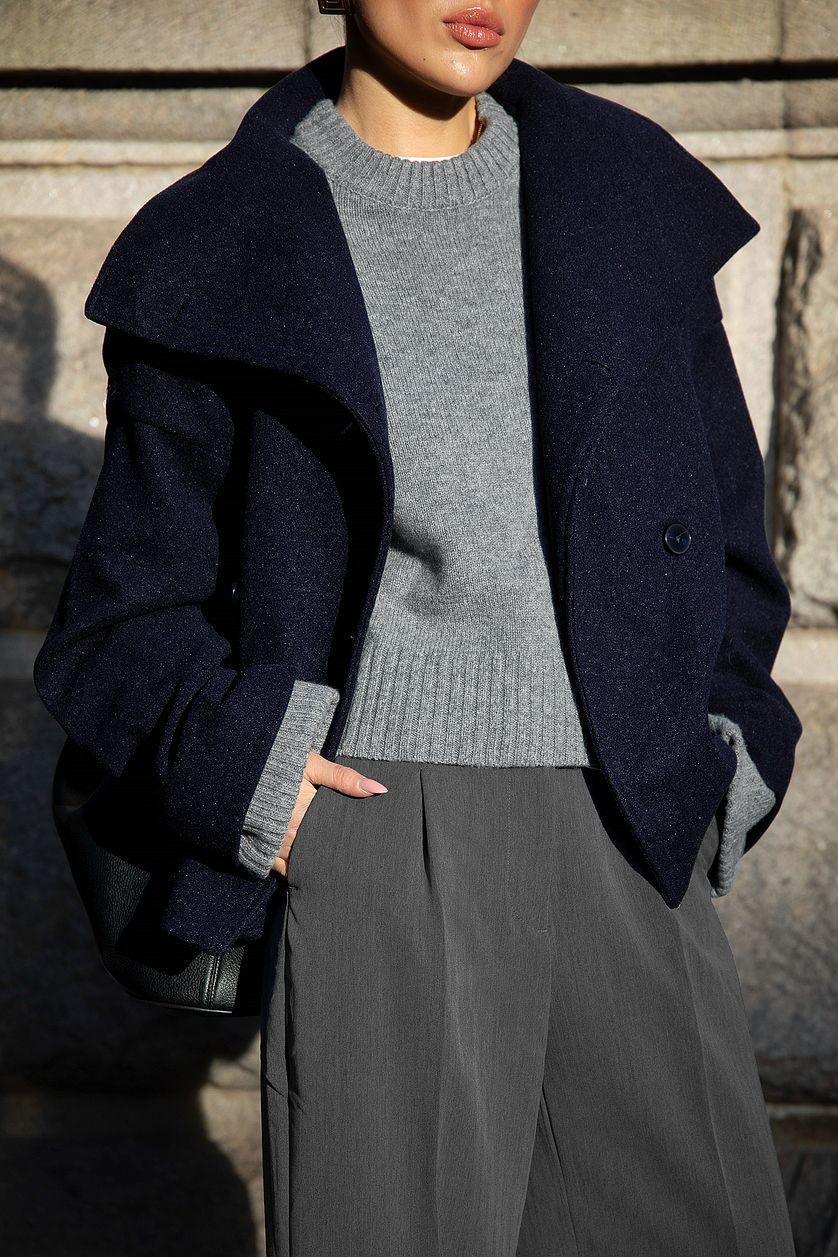 Double Breasted Short Coat Product Image