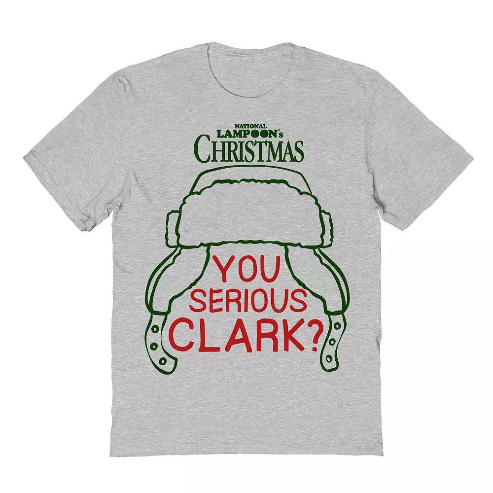 Men's You Serious Clark National Lampoon's Christmas Vacation Graphic Tee, Size: Large, Sport Gray Product Image