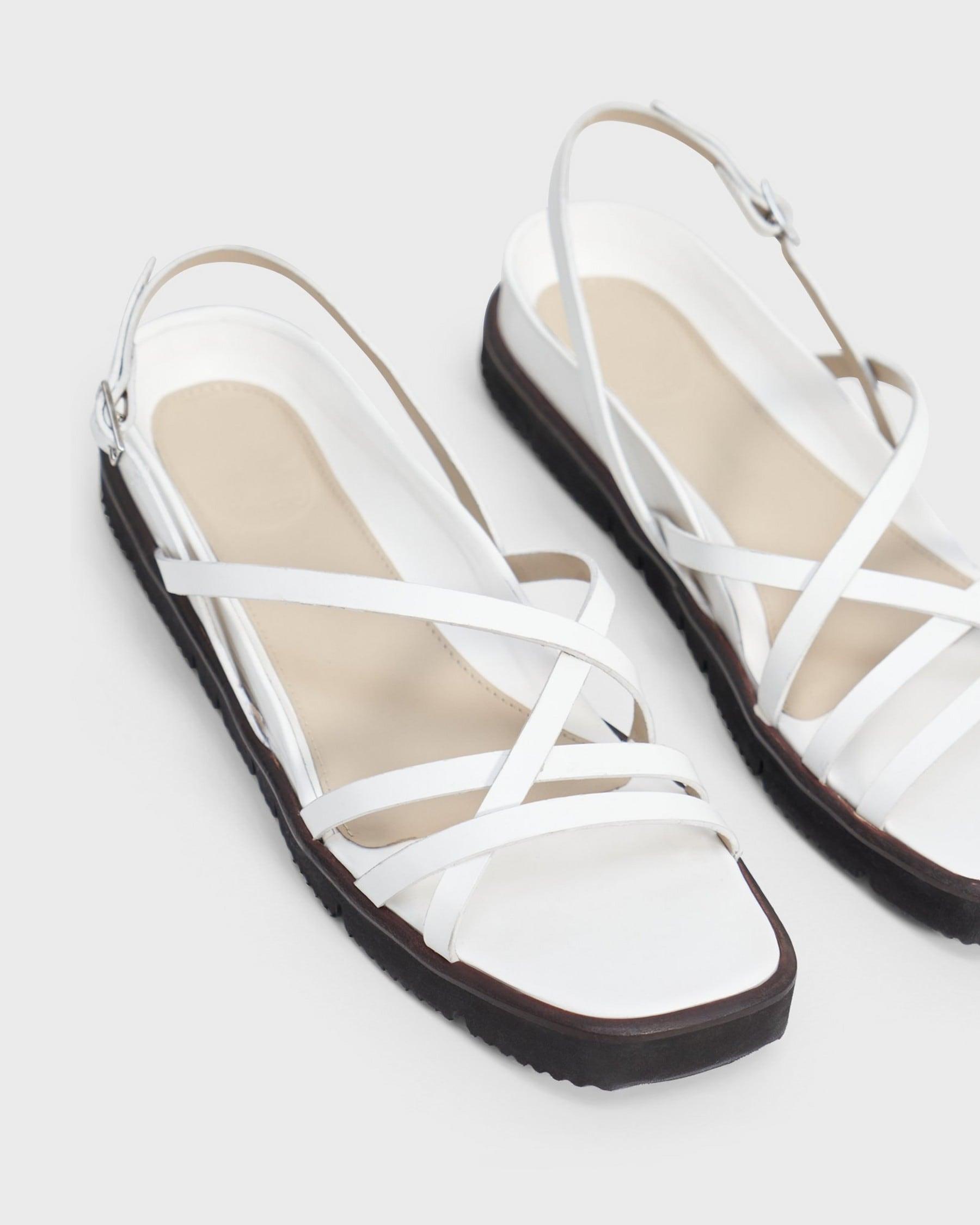 Multi-Strap Lug Sandal in Leather Product Image