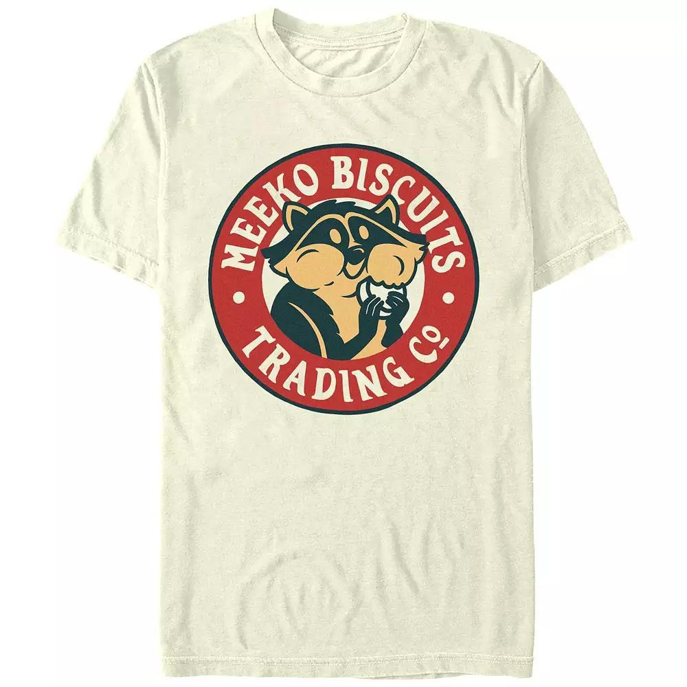 Men's Pocahontas Meeko Biscuits Trading Co. Graphic Tee, Size: Medium, Natural Product Image