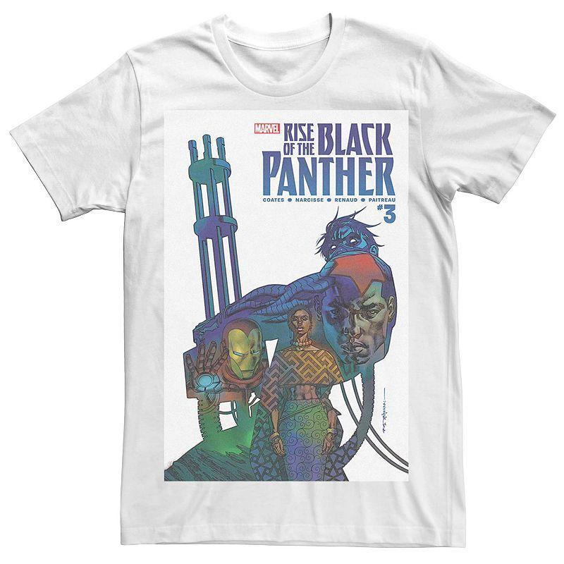 Mens Marvels Rise of The Black Panther #3 Comic Cover Tee Product Image