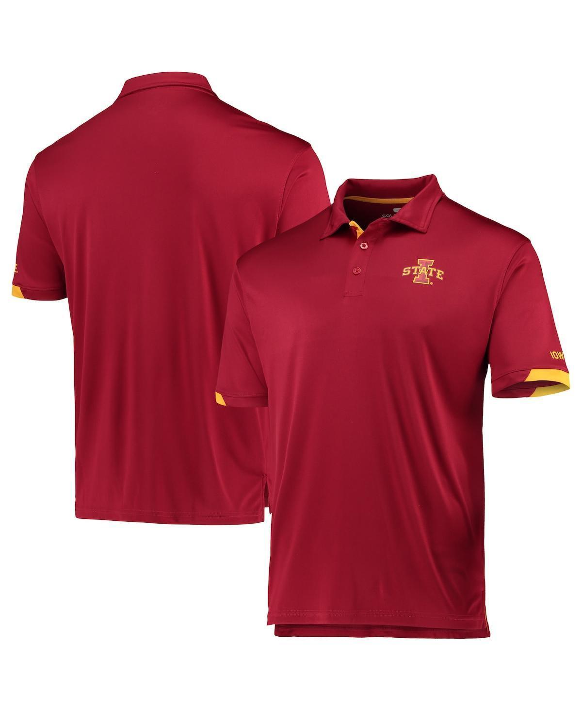 Mens Colosseum Cardinal Iowa State Cyclones Santry Lightweight Polo Product Image