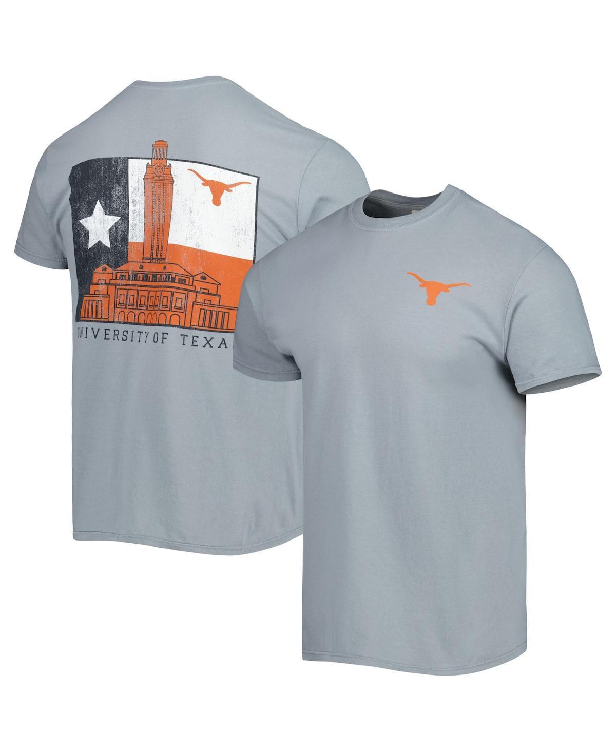 Mens Gray Texas Longhorns Hyperlocal Flag T-Shirt Product Image