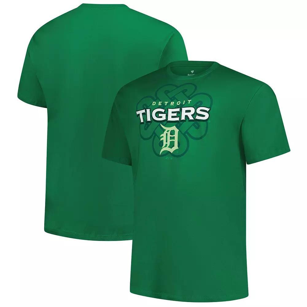 Men's Profile Kelly Green Detroit Tigers Big & Tall Celtic T-Shirt,  Product Image
