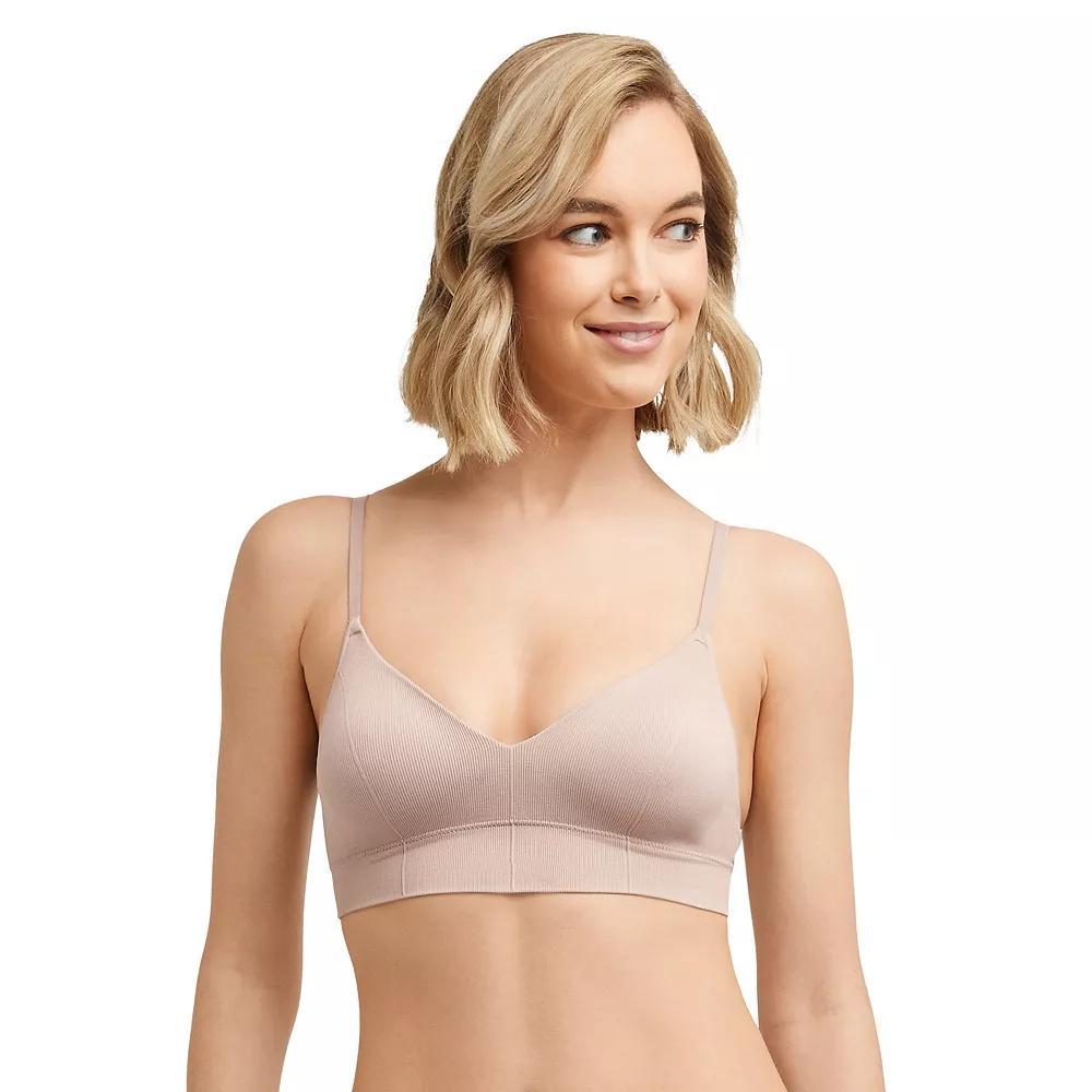 Maidenform® M Wireless Stretch Rib Bralette DM2303, Women's, Size: XL, Evening Blush Product Image