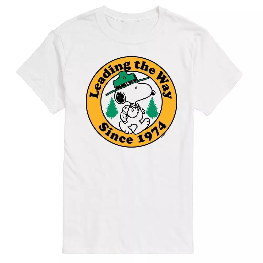 Men's Peanuts Snoopy Leading The Way Graphic Tee,  Product Image