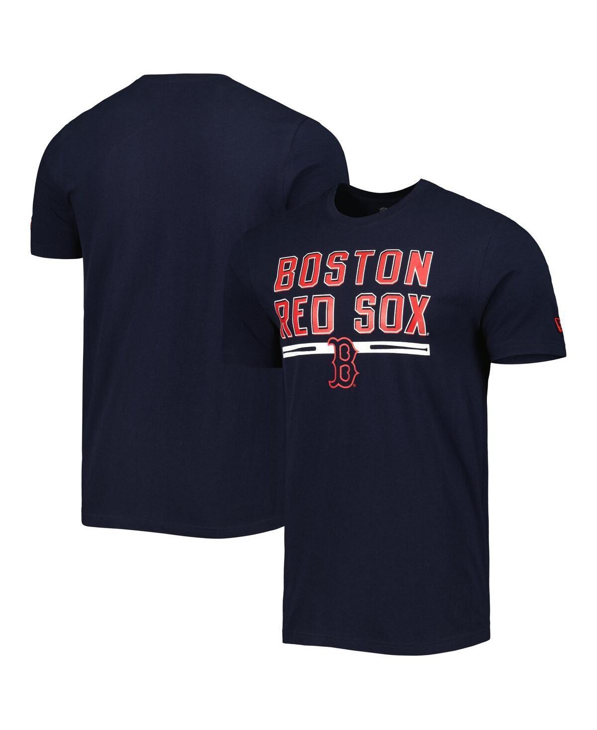 Mens New Era Boston Red Sox Batting Practice T-Shirt Blue Product Image