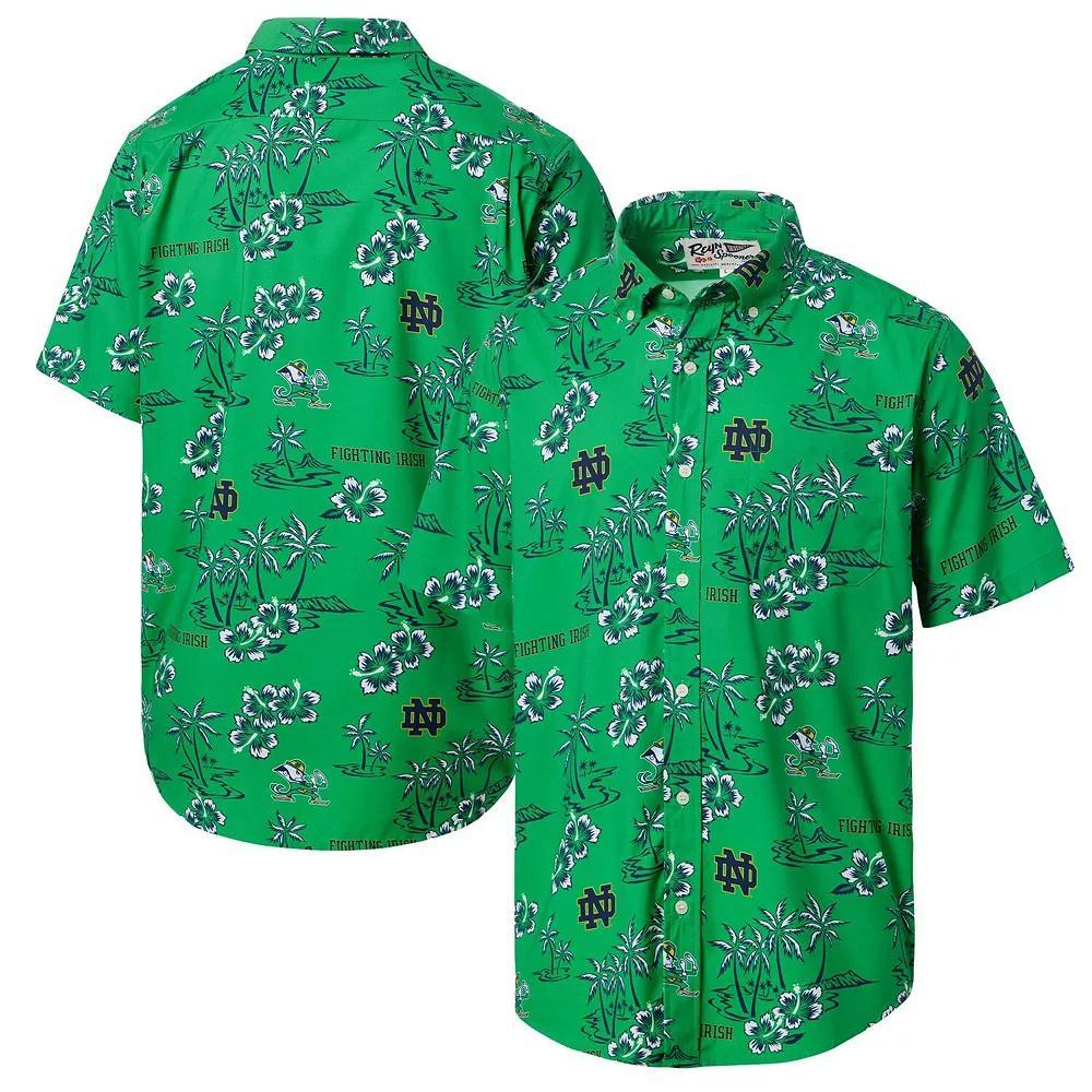 Men's Reyn Spooner Kelly Green Notre Dame Fighting Irish Classic Button-Up Shirt, Size: Small Product Image
