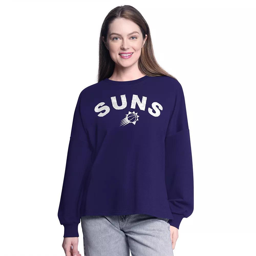 Women's G-III 4Her by Carl Banks Purple Phoenix Suns Athletic Pullover Sweatshirt,  Product Image