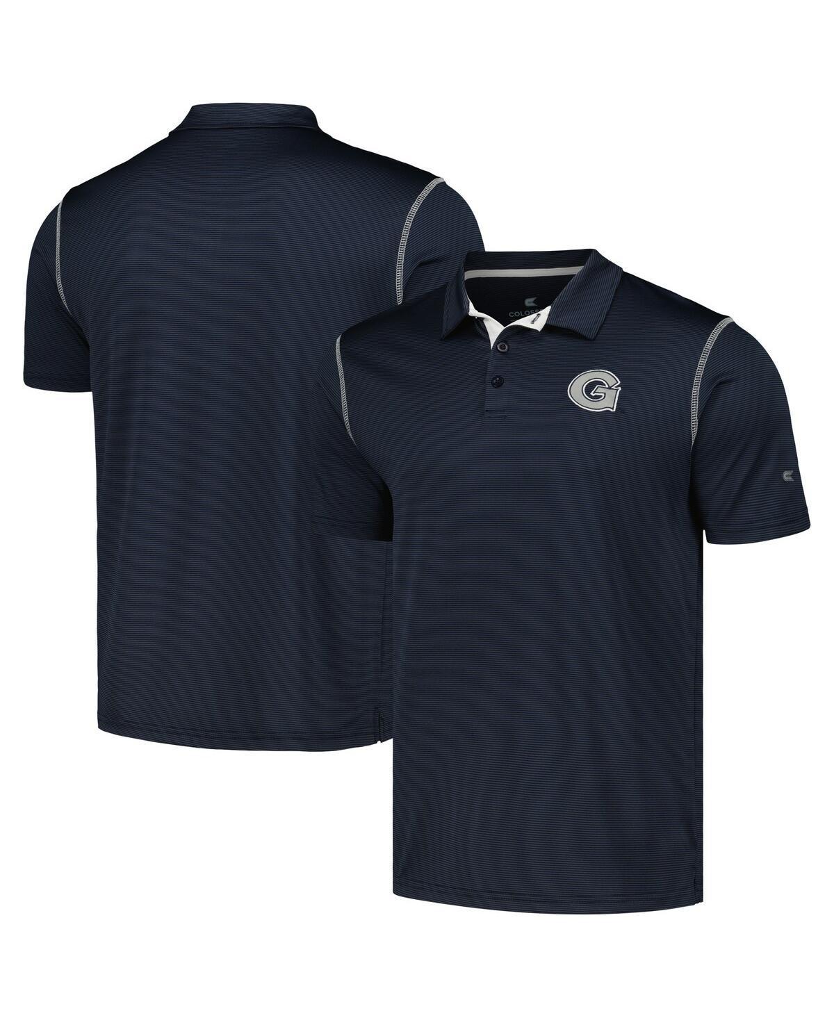 Mens Colosseum Navy Georgetown Hoyas Cameron Polo Grg Blue Product Image