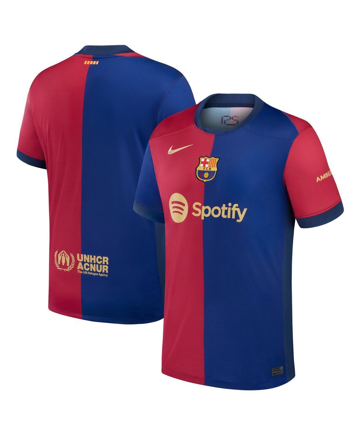 Mens Nike FC Barcelona 2024-25 Stadium Home Dri-FIT Replica Soccer Jersey Product Image