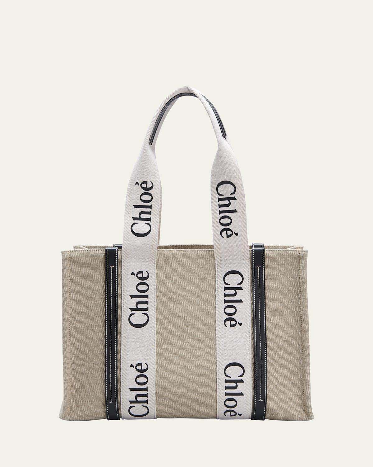 Woody Medium Tote Bag in Linen Product Image