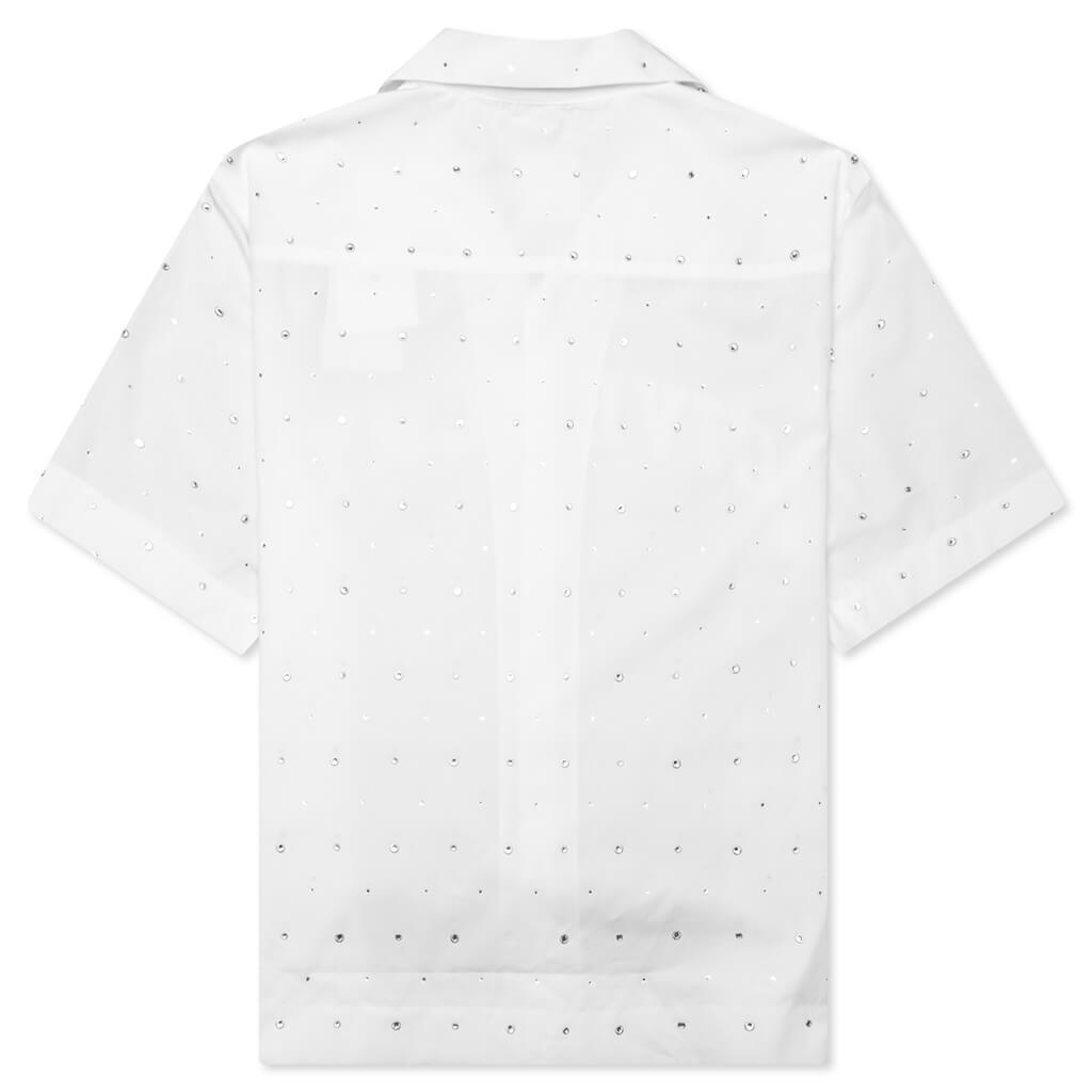 Boxy Fit S/S Shirt - White Male Product Image