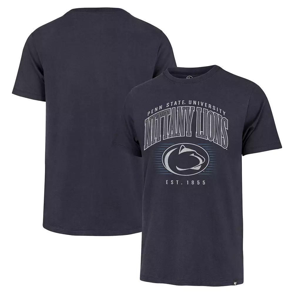 Men's '47 Navy Penn State Nittany Lions Double Header Franklin T-Shirt, Size: 2XL, Blue Product Image