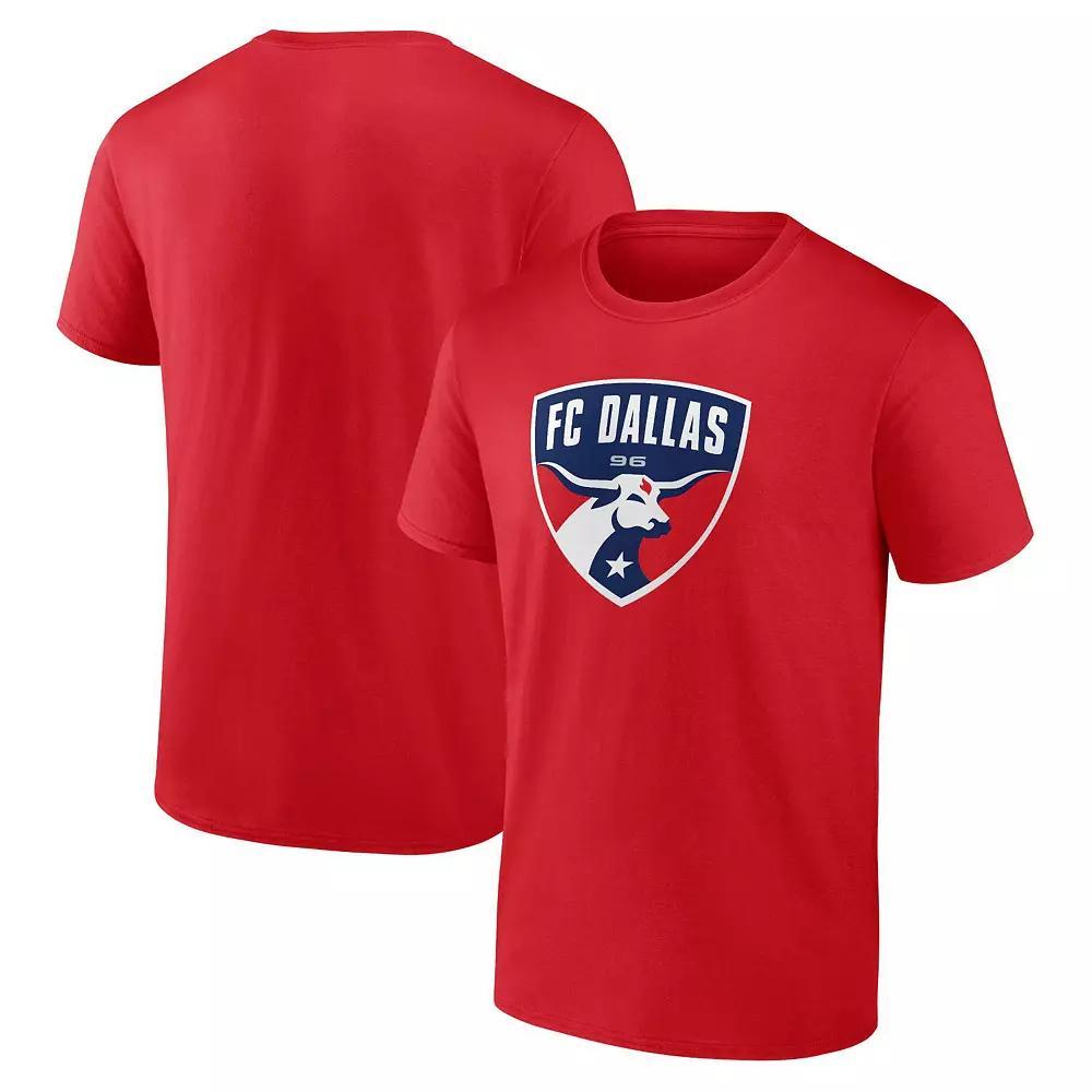 Men's Fanatics Branded Red FC Dallas Logo T-Shirt, Size: Small, Fcd Red Product Image