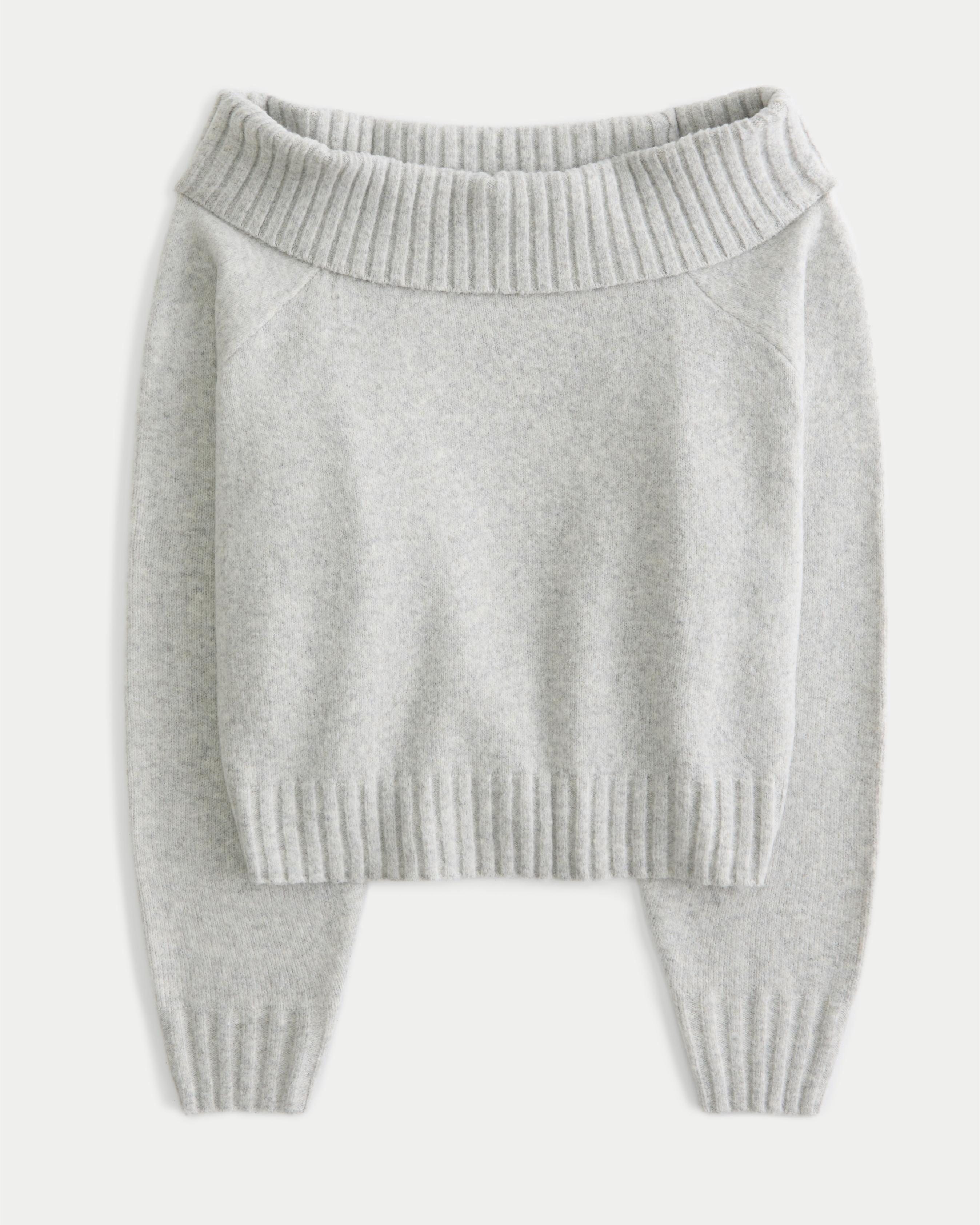 Hollister Comfy Cloud Off-the-Shoulder Sweater Product Image