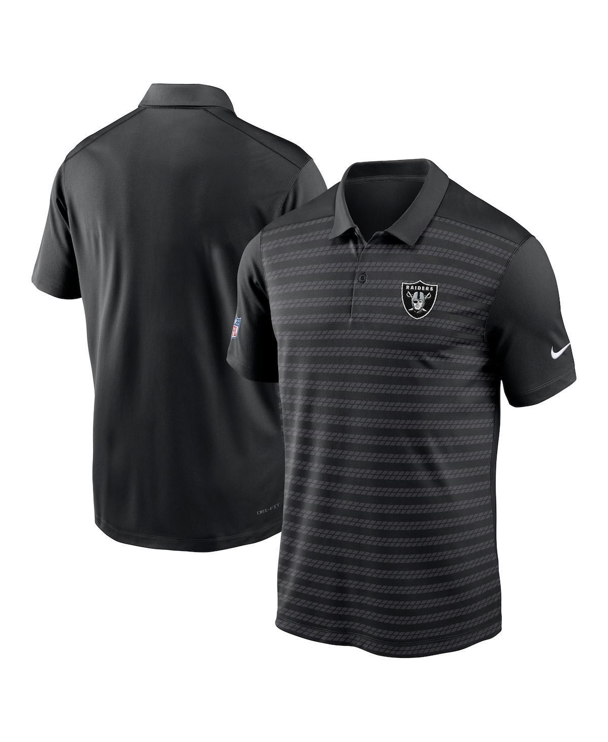 NIKE Men's Las Vegas Raiders 2024 Sideline Victory Performance Polo In Black Product Image