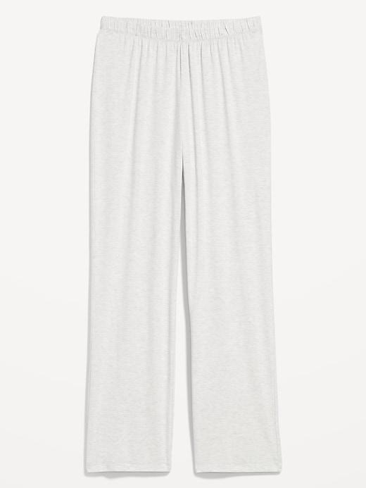 Mid-Rise Knit Jersey Pajama Pant Product Image