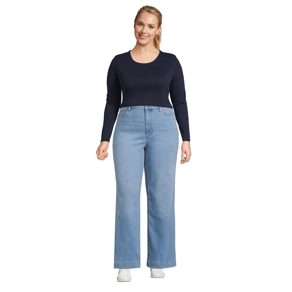 Lands' End Women's Cotton Rib T-shirt Product Image