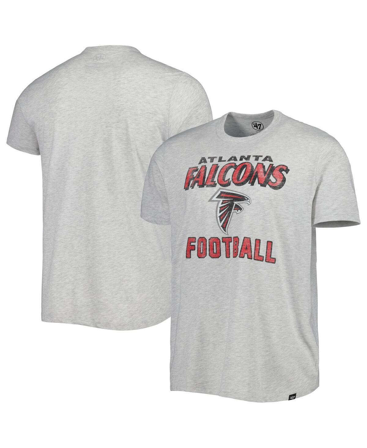 Men's '47 Heathered Gray Atlanta Falcons Dozer Franklin Lightweight T-Shirt, Size: 2XL, Grey Product Image