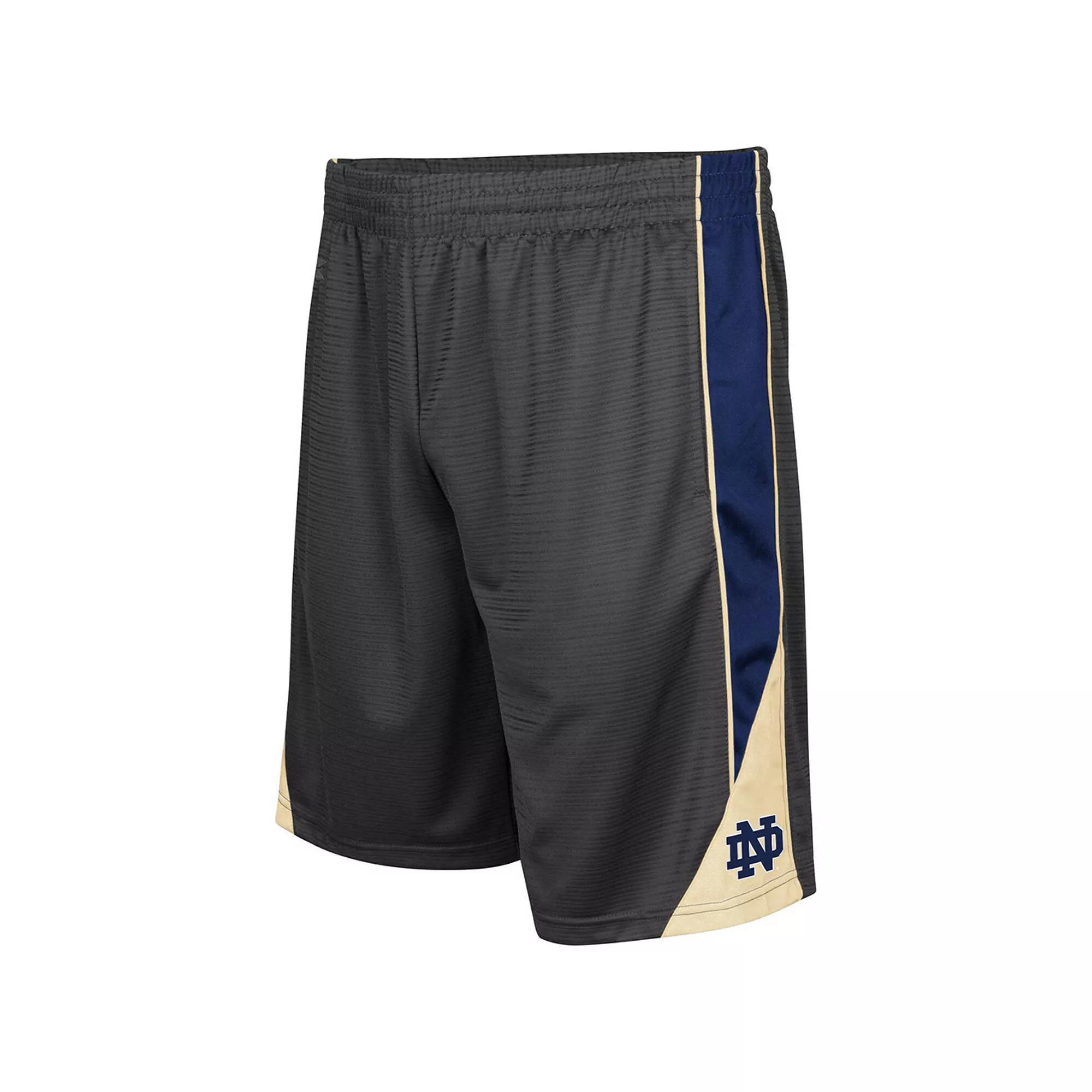 Men's Colosseum Charcoal Notre Dame Fighting Irish Turnover Shorts,  Product Image