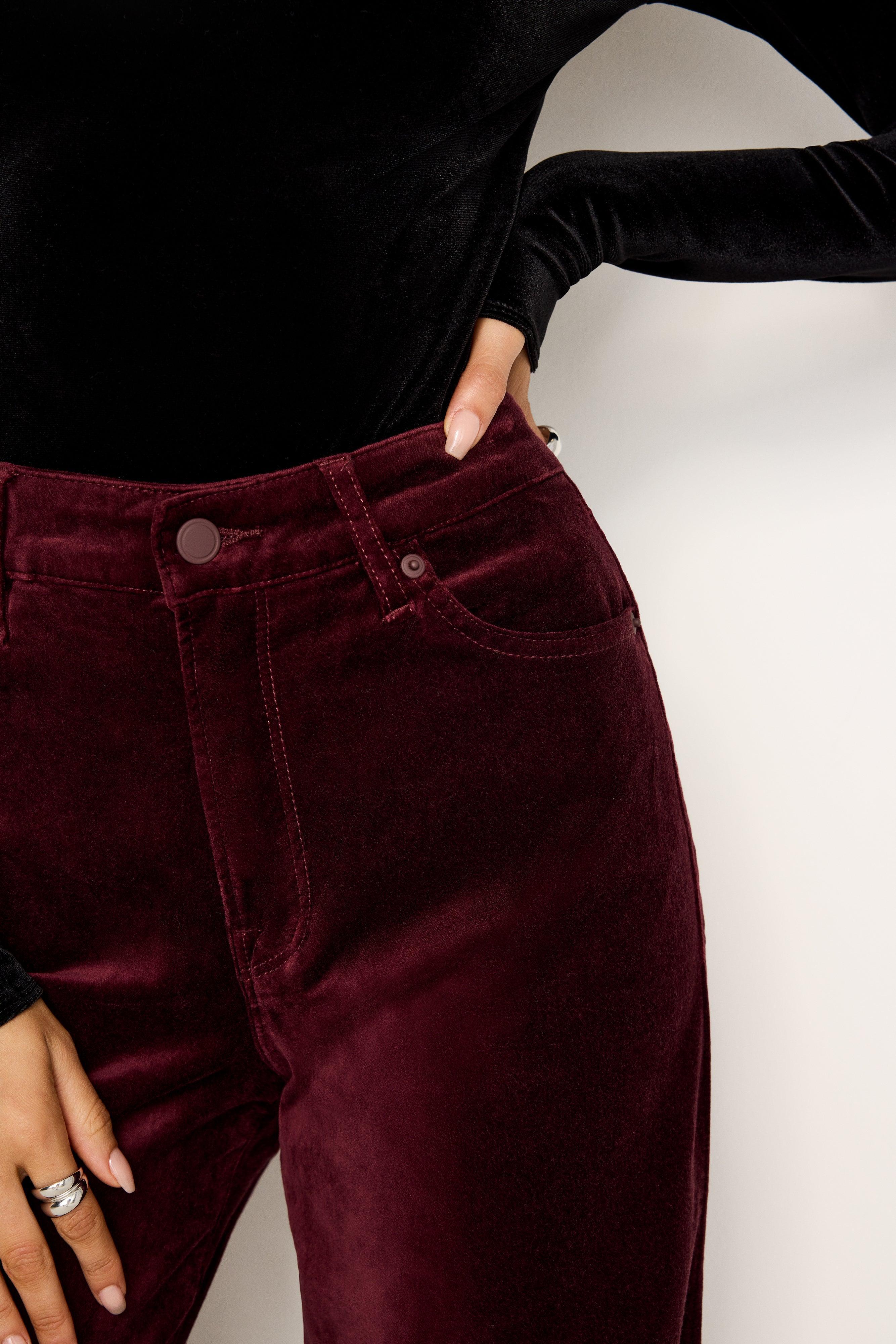 VELVET GOOD SKATE TROUSERS | OXBLOOD002 Product Image