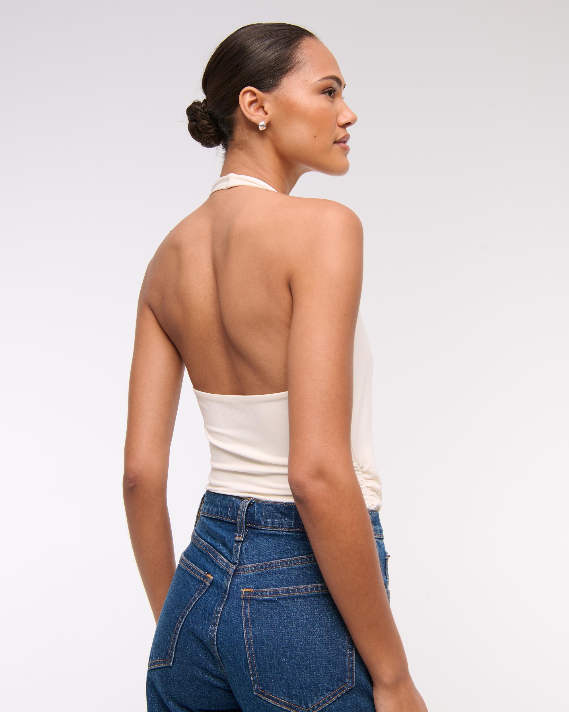 Draped Plunge Bodysuit Product Image